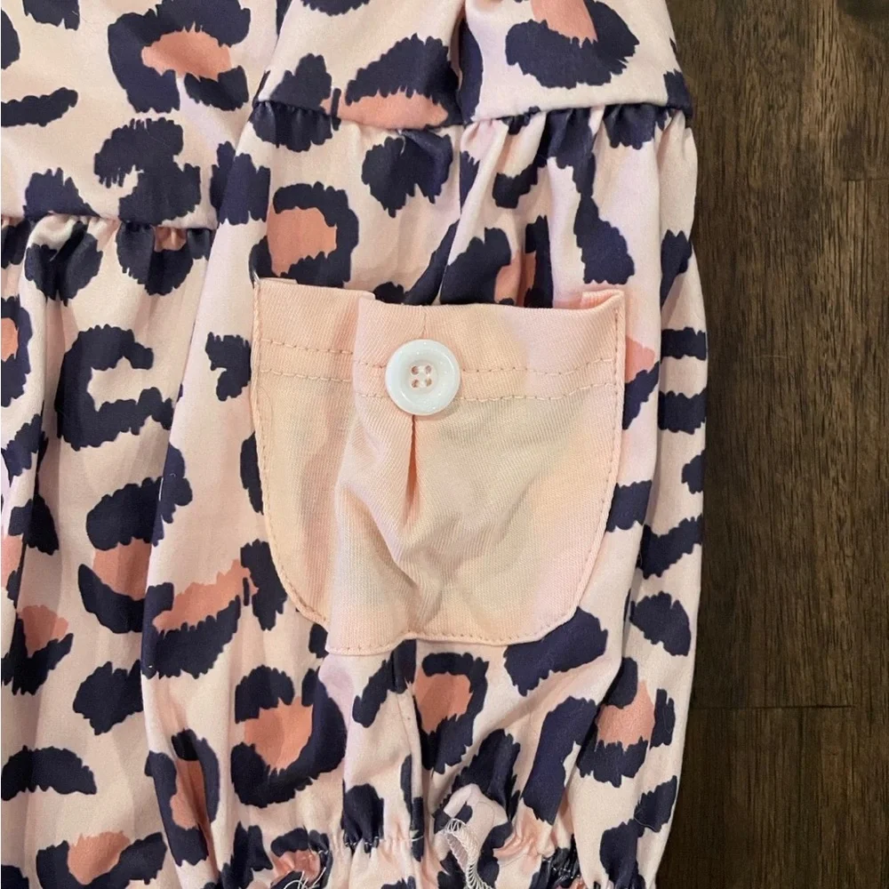 NWOT 18M Baby Girl Cheetah Print Romper - Picture 5 of 6